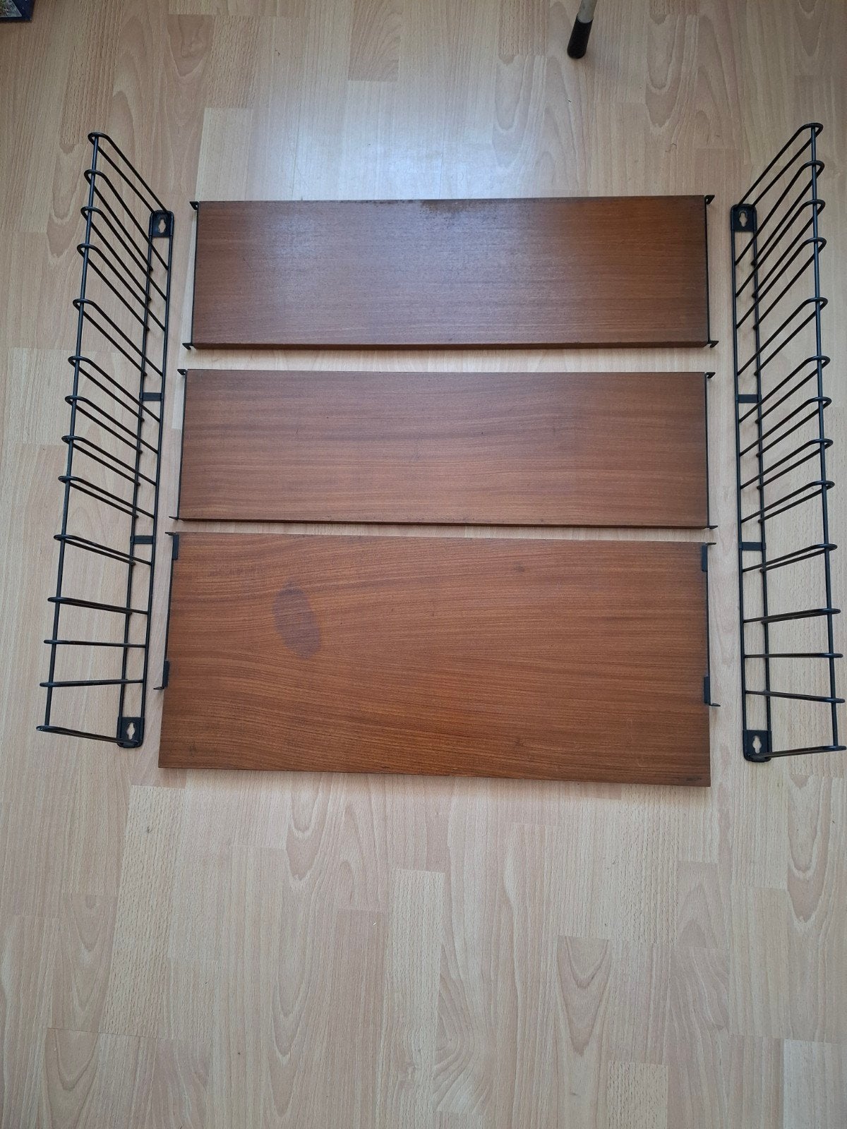 Tomado boekenrek/wandrek teakfineer, Ophalen of Verzenden, Gebruikt