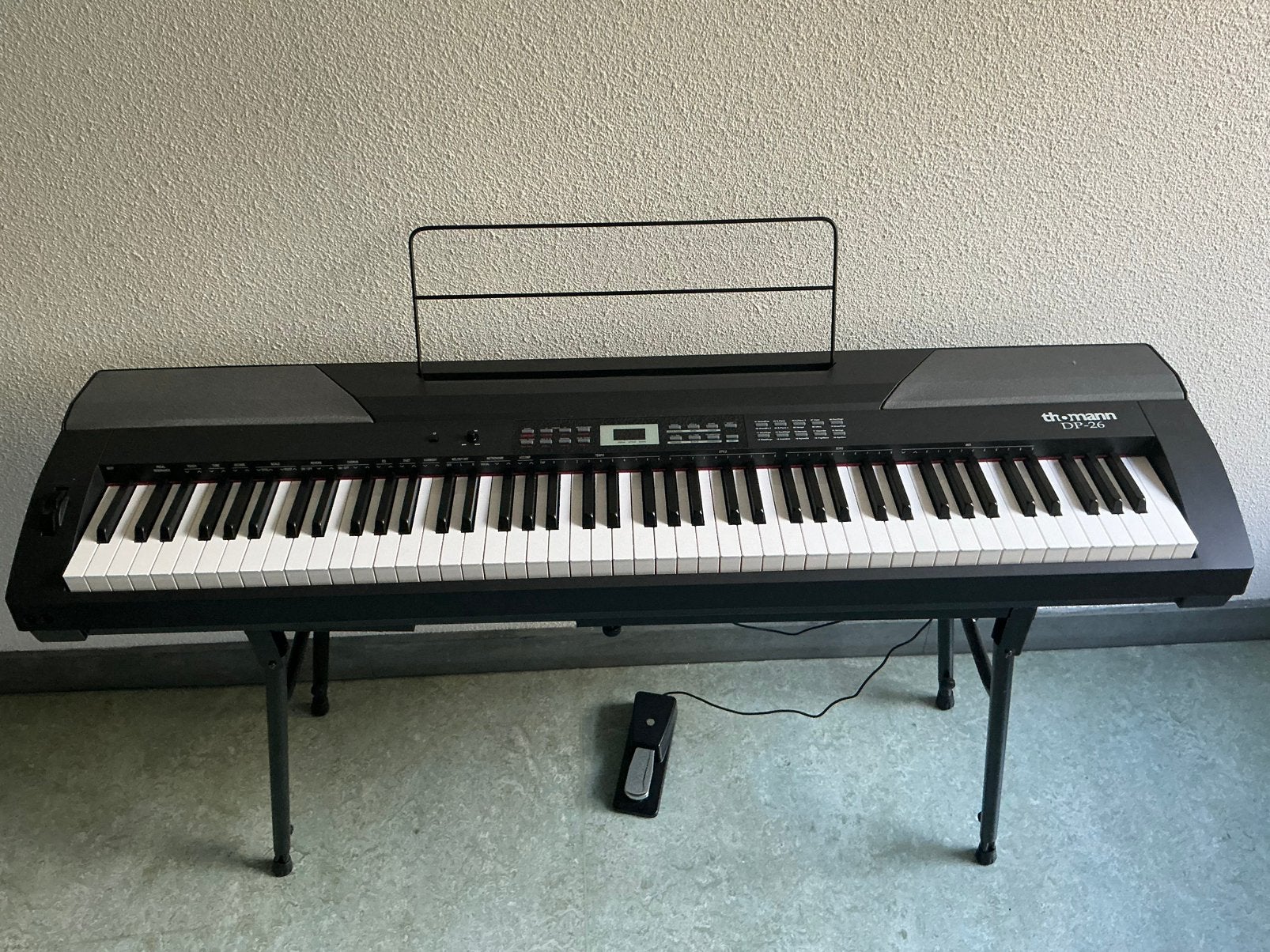 Thomann dp-26 digitale piano, Ophalen, Zwart, Digitaal, Zo goed als nieuw