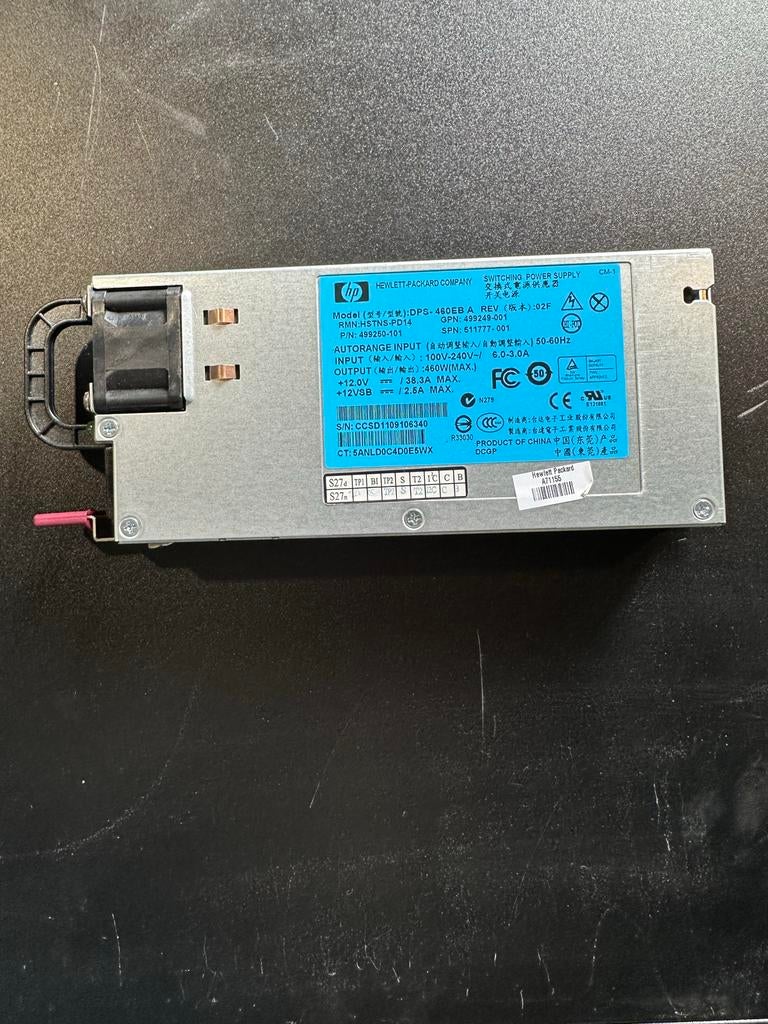 Intel server PSU HP DPS-460EB A, Verzenden, Gebruikt