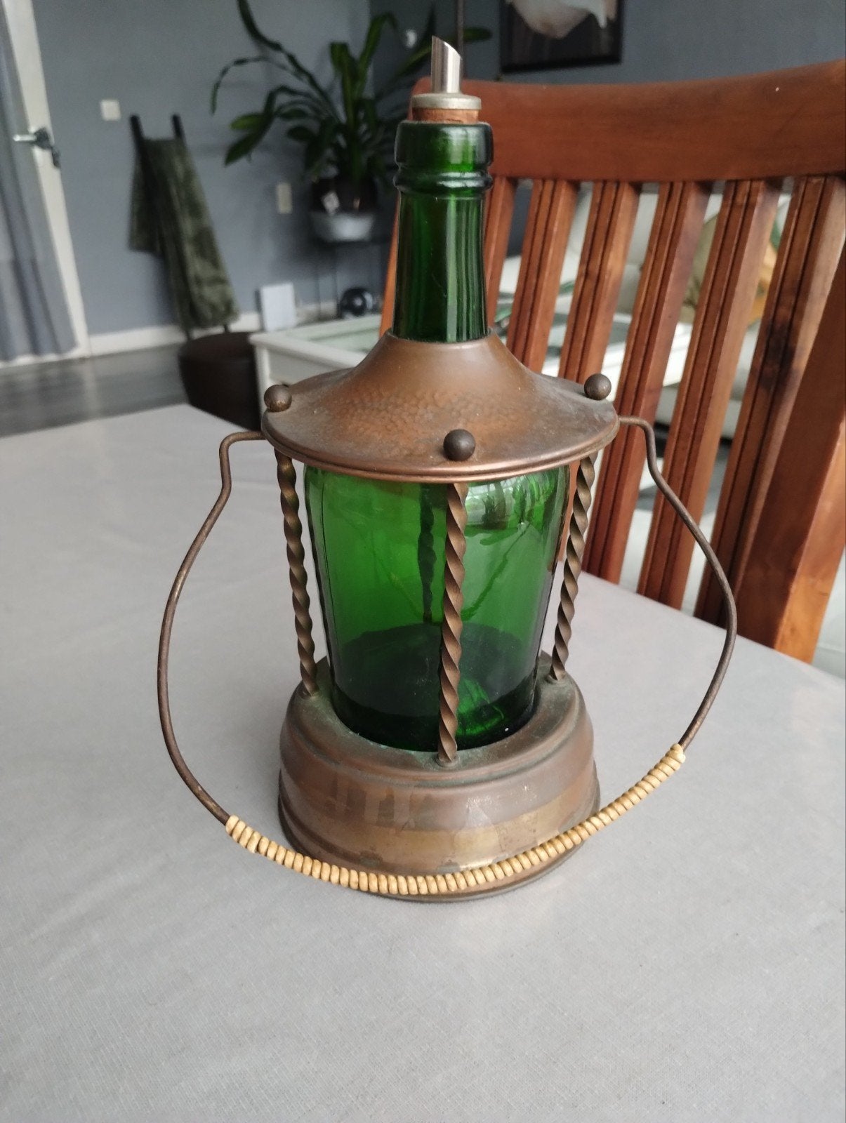 Likeur fles met muziekdoos Vintage, Ophalen of Verzenden