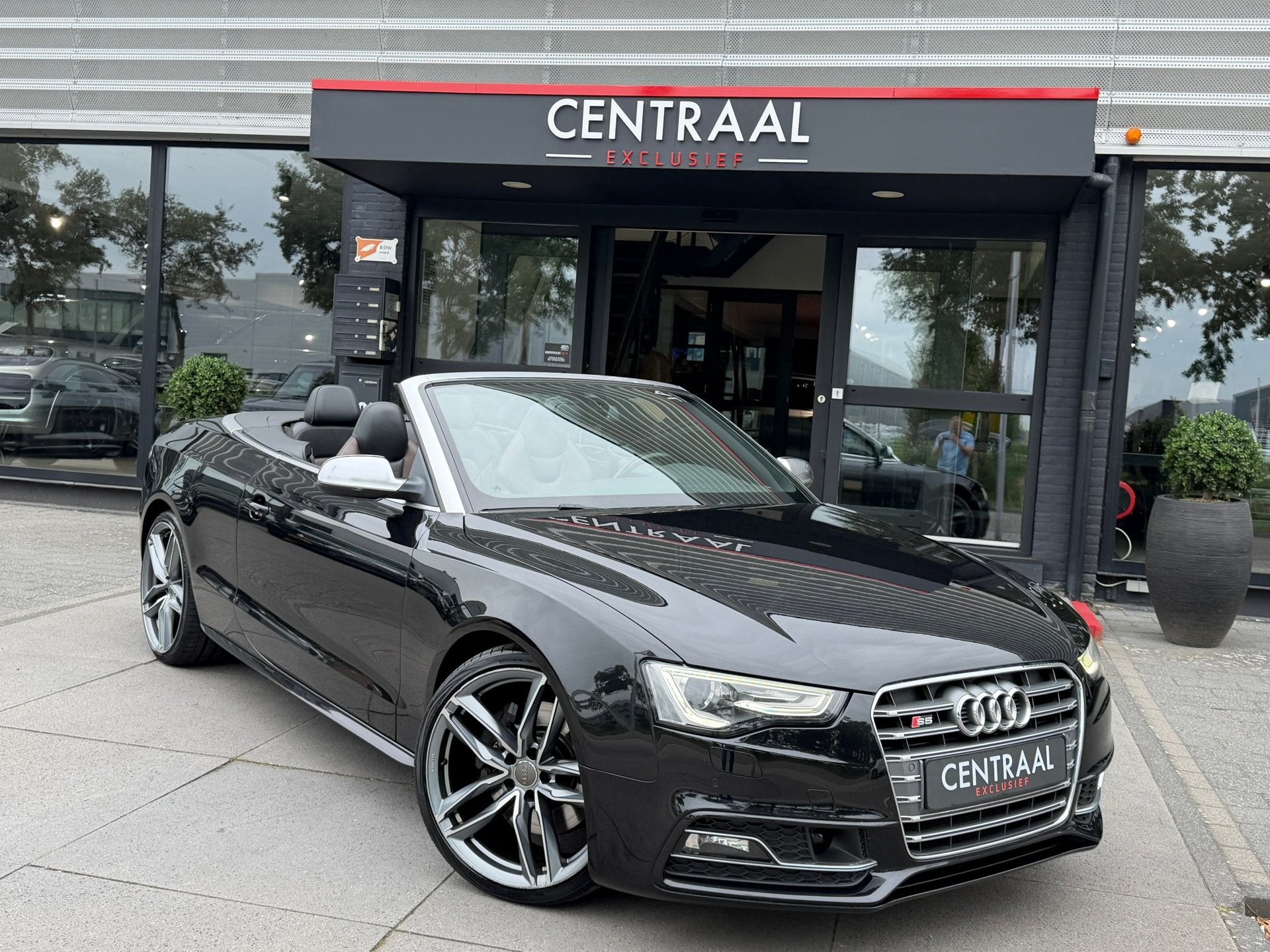 Audi S5 Cabriolet 3.0 TFSI S5 quattro Pro Line 333PK|B&O|Mem, Auto's, Audi, Automaat, Euro 5, Gebruikt, Zwart