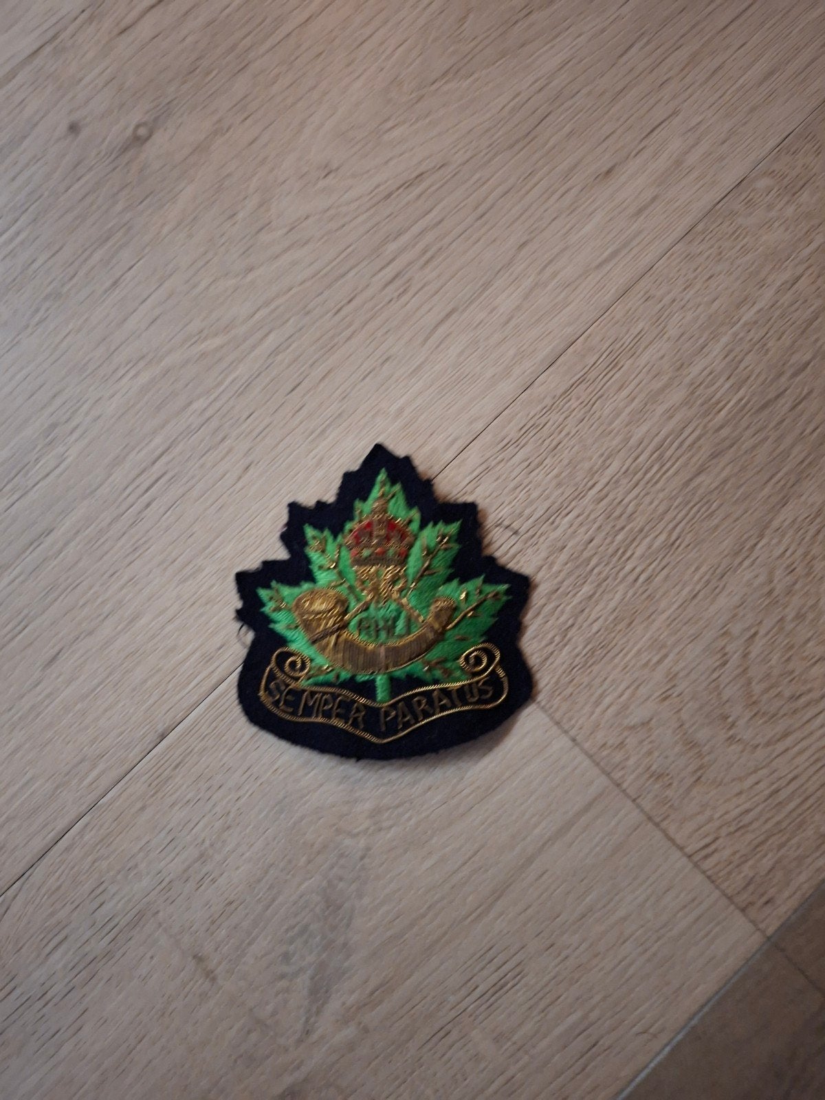 RHLI Canada ww2, Ophalen of Verzenden, Landmacht, Engeland, Embleem of Badge