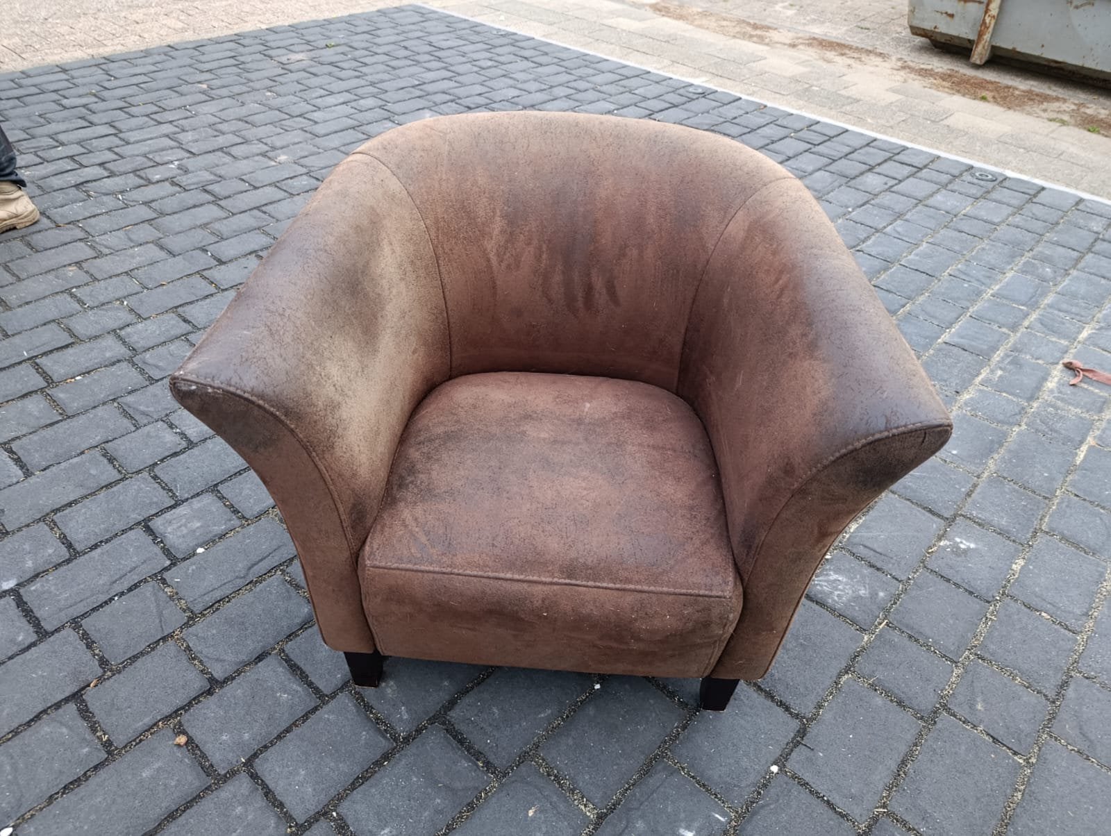 Gratis fauteuil, Ophalen, Zo goed als nieuw