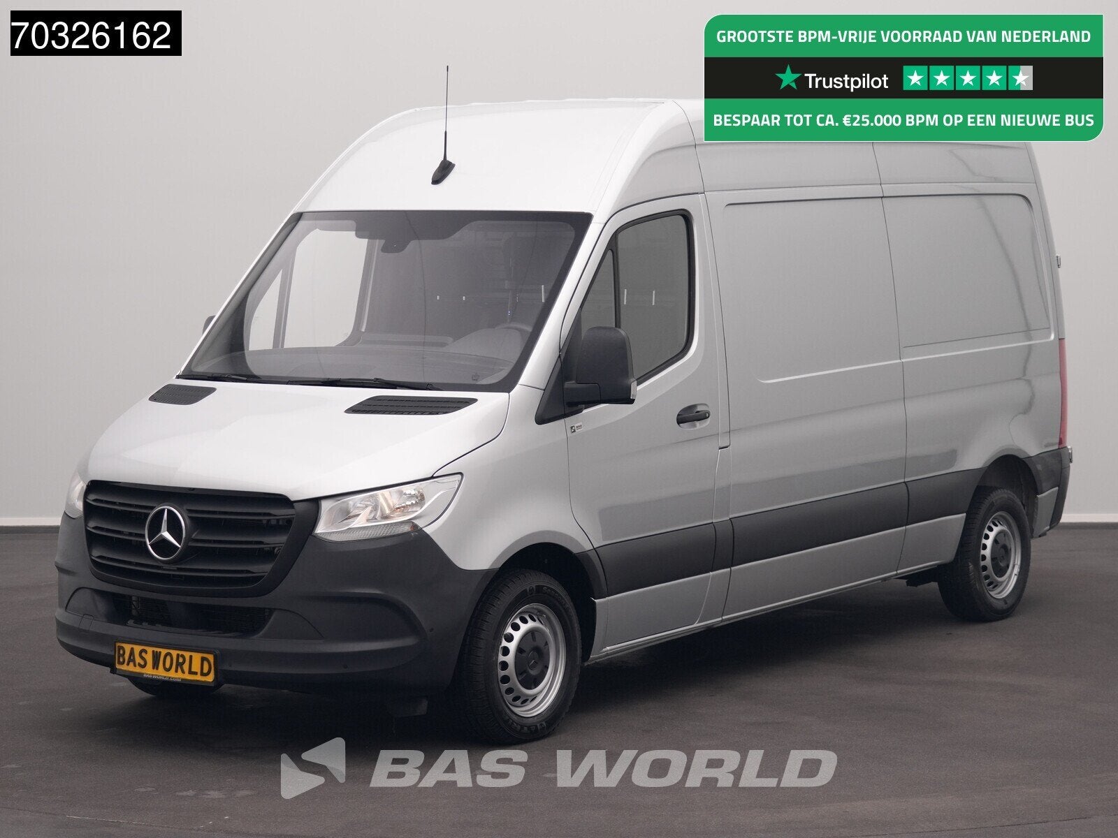 Mercedes Sprinter 215 CDI Automaat 150pk L2H2 MBUX Camera Ai, Auto's, Automaat, Stof, Gebruikt, Euro 6