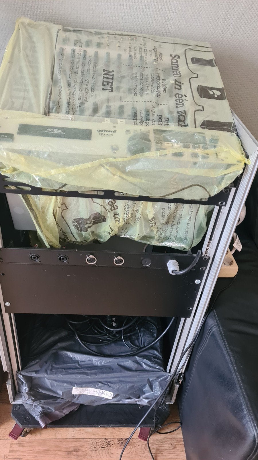 Taperack Flightcase voor Mixer en 19” Apparatuur, Muziek en Instrumenten, Behuizingen en Koffers, Ophalen of Verzenden, Overige instrumenten