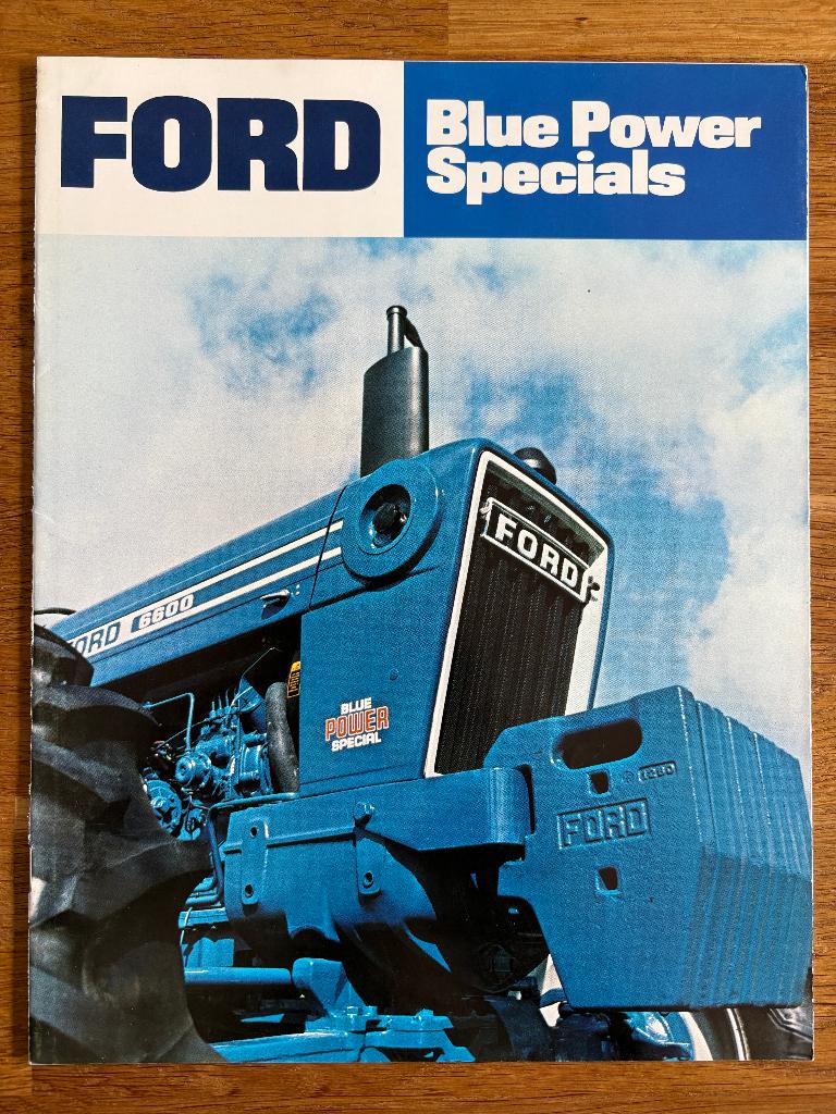 Ford 100 serie trekker folder tractor brochure, Ophalen of Verzenden, Gelezen, Ford