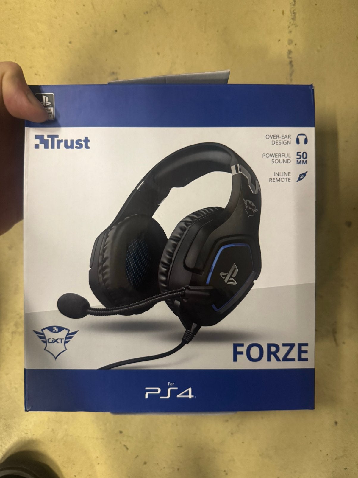 Trust GXT 488 Forze-gamingheadset voor PlayStation., Ophalen of Verzenden, Gebruikt, Overige typen, PlayStation 5