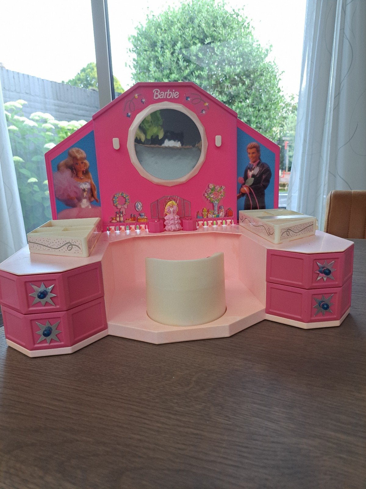 Vintage Barbie 90's Sparkle Eyes Diamond Studio, Ophalen of Verzenden, Gebruikt, Accessoires