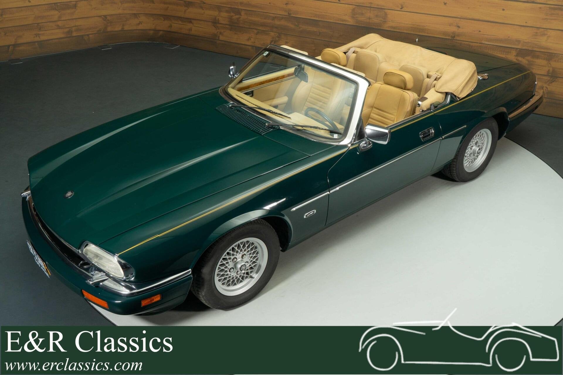 Jaguar XJS Cabriolet | 1994, Auto's, Automaat, Achterwielaandrijving, Beige, Cabriolet