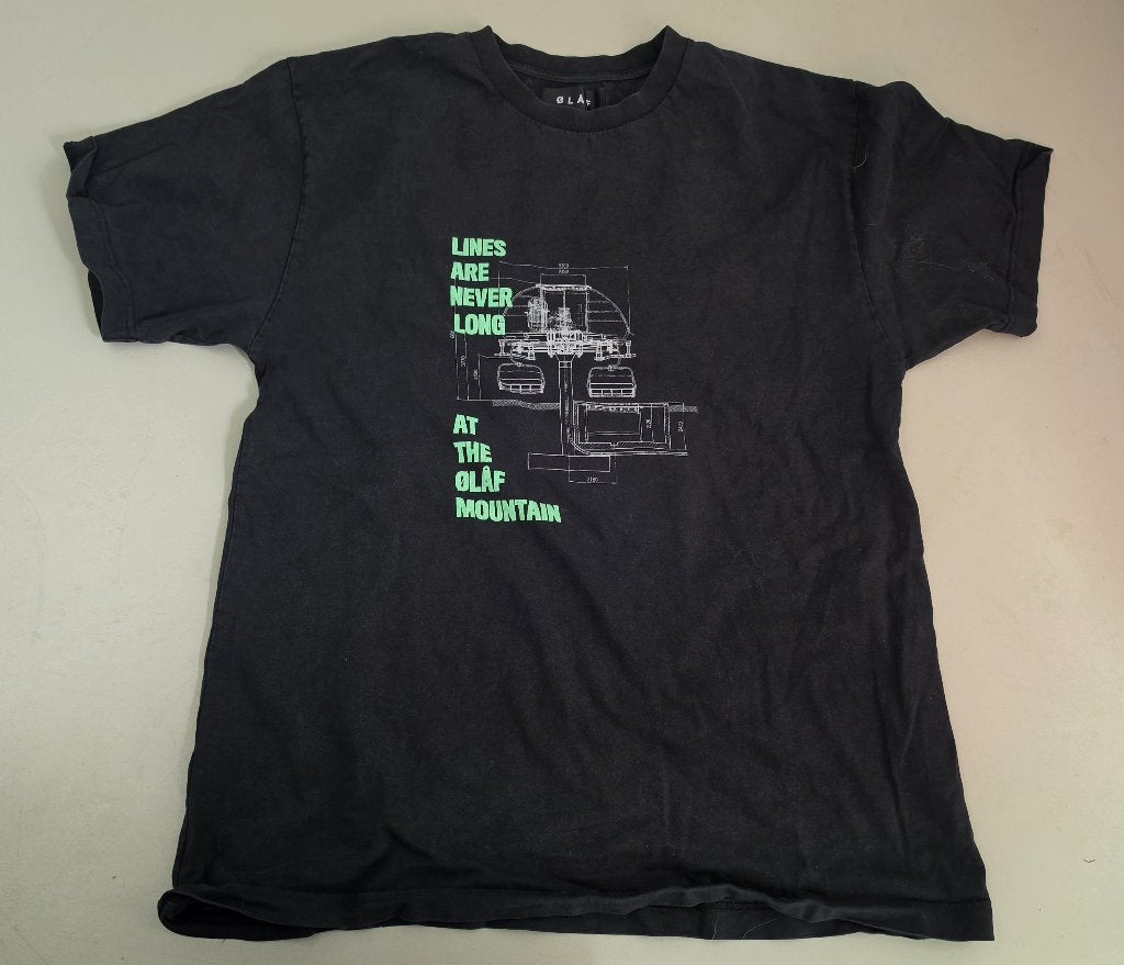 ØLÅF t-shirt = maat L, Maat 52/54 (L), Zwart, Nieuw, Ophalen of Verzenden