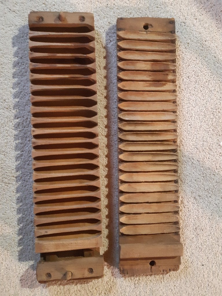 Oude houten Mal om 20 sigaren te maken.. Afm. 58 x 13 cm, Antiek en Kunst, Ophalen of Verzenden