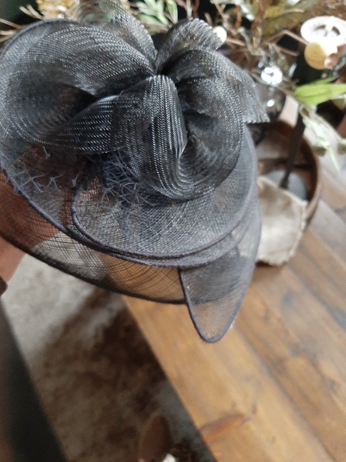 Dopje hoedje zwart met beugel, Kleding | Dames, Hoeden en Petten, Ophalen of Verzenden, Zo goed als nieuw, One size fits all