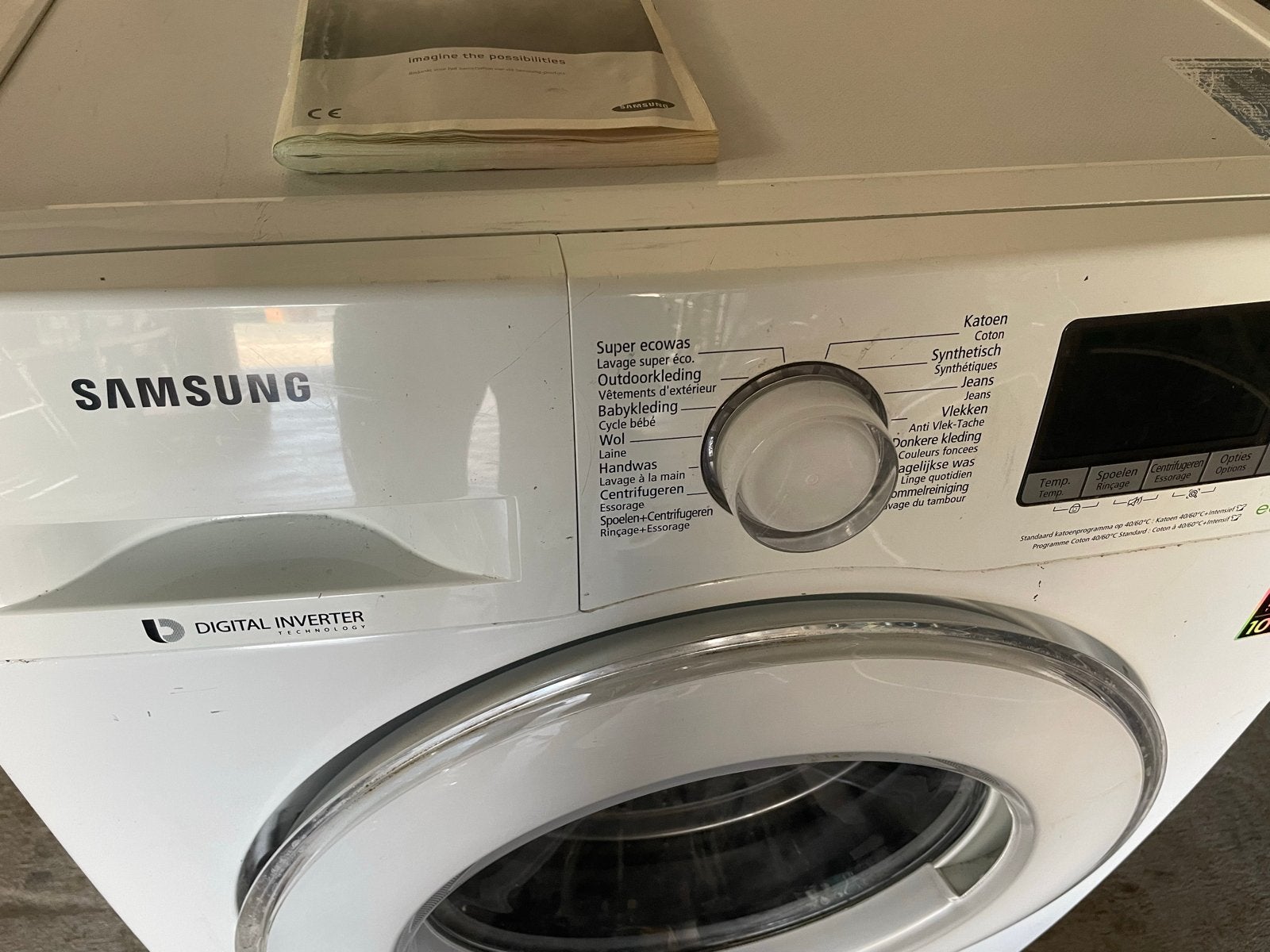 Samsung WF81F5E5P4WEN  - defect foutcode 5E, Witgoed en Apparatuur, Wasmachines, Niet werkend, Voorlader, 8 tot 10 kg, 85 tot 90 cm
