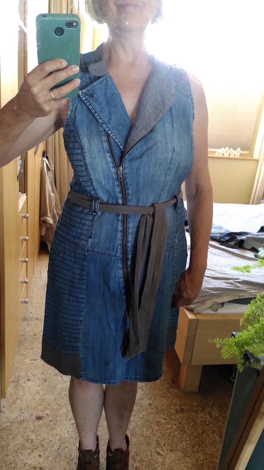 stoer jurkje Didi mt L, Kleding | Dames, Blauw, Maat 42/44 (L), Didi, Ophalen of Verzenden