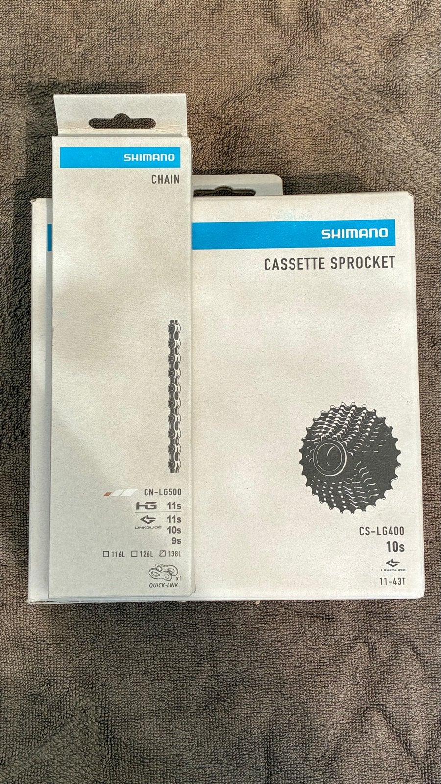 Nieuwe Shimano Cues LG Cassette & Ketting 10 speed 11-43T, Elektrische fiets, Ophalen of Verzenden, Derailleur of Ketting, Nieuw
