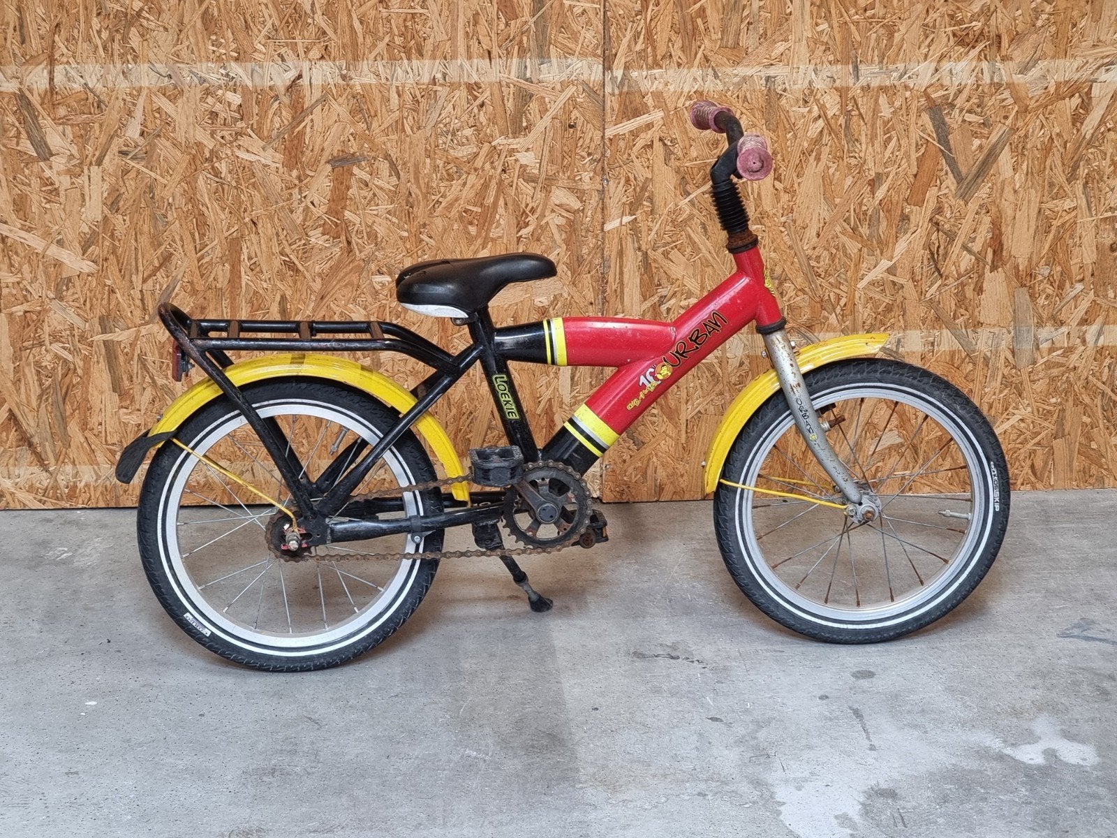 16 inch jongensfiets – technisch in goede staat, Fietsen en Brommers, Fietsen | Jongens, Ophalen, Terugtraprem, Gebruikt, Loekie