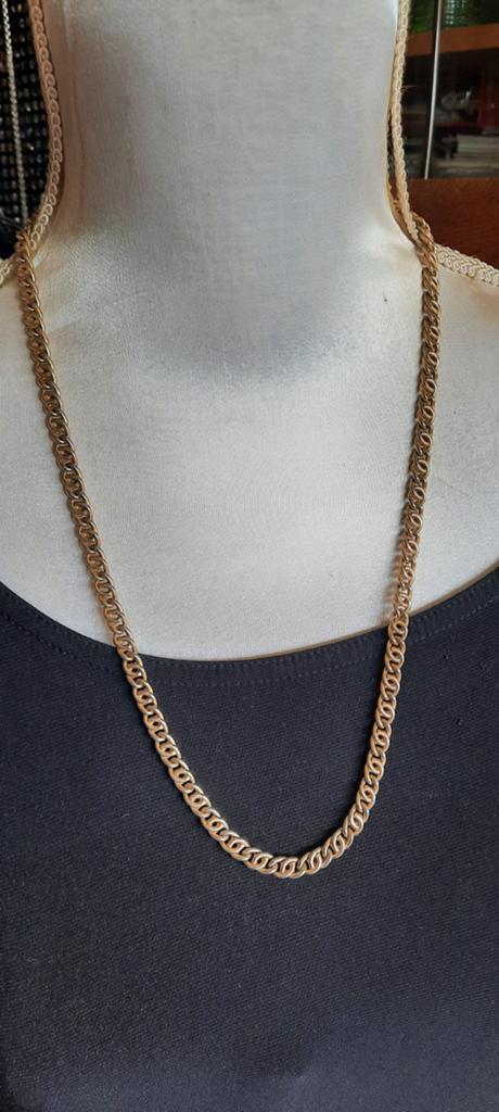 Vintage schakelketting Monet, Ophalen of Verzenden, Zo goed als nieuw, Goud, Overige materialen