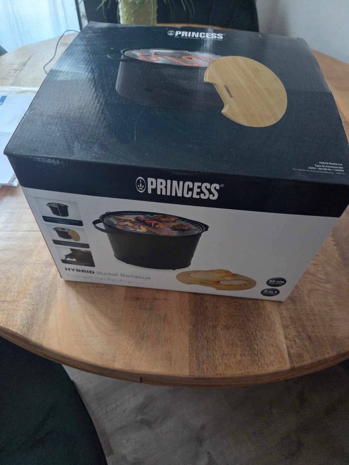 Princess Hybride Bucket Barbecue - Nieuw in doos, Tuin en Terras, Ophalen of Verzenden, Nieuw, Princess