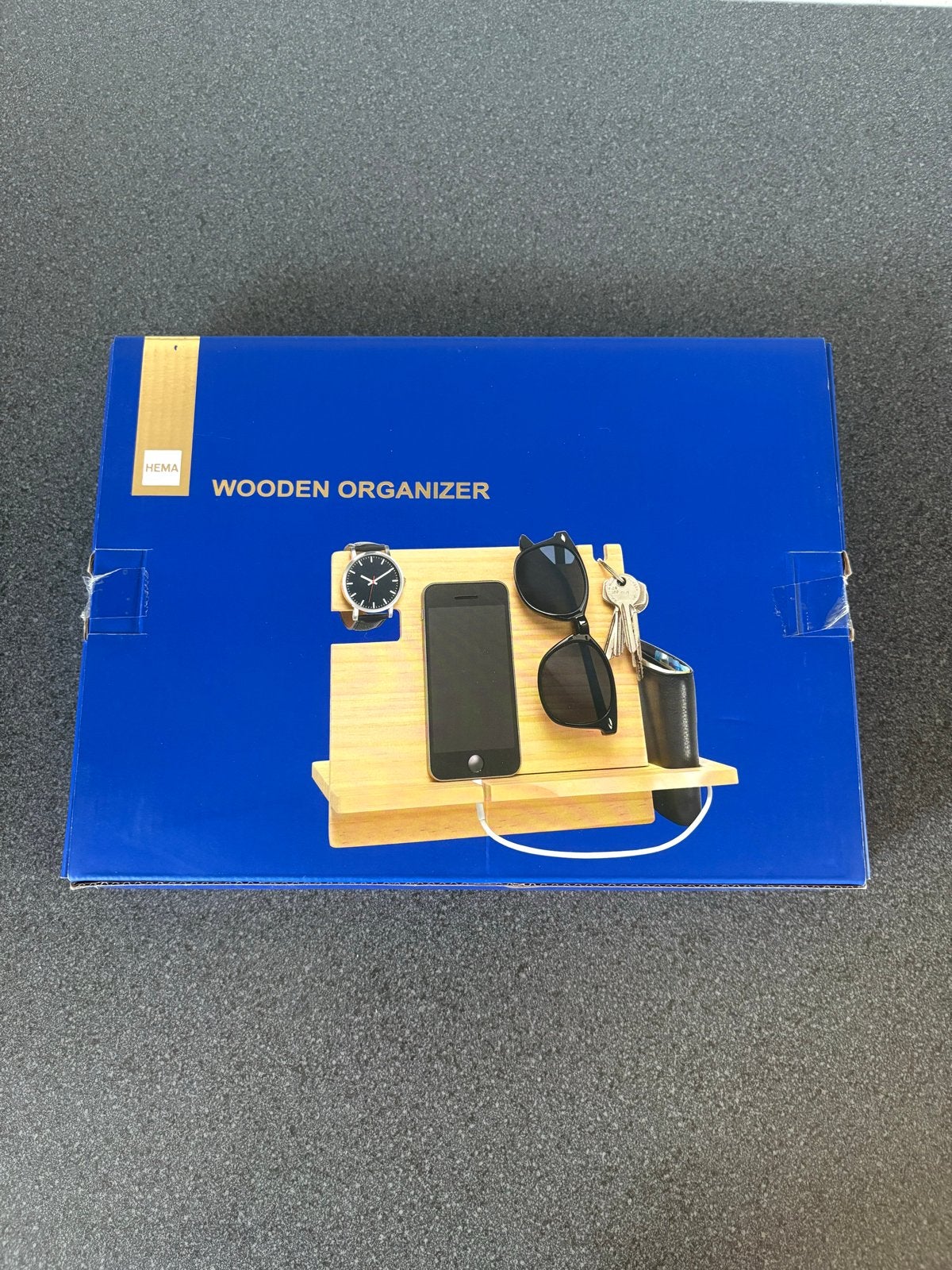 Hema Houten Organizer - Nieuw in Doos, Hout, Nieuw, Ophalen of Verzenden, Modern