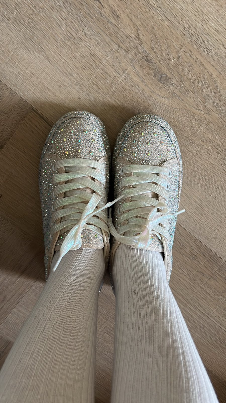 Glittery shoes size 36, Ophalen of Verzenden, Zo goed als nieuw, Sneakers of Gympen