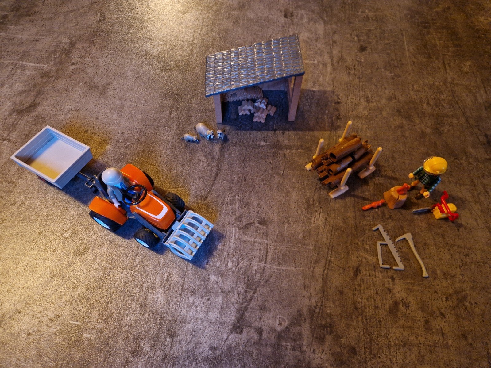Playmobil houthakker set, Ophalen of Verzenden, Zo goed als nieuw, Jongen of Meisje