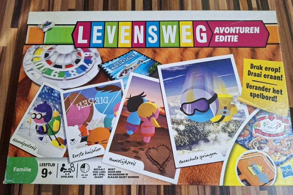 bordspel Levensweg, Avonturen Editie, Ophalen of Verzenden, Gebruikt