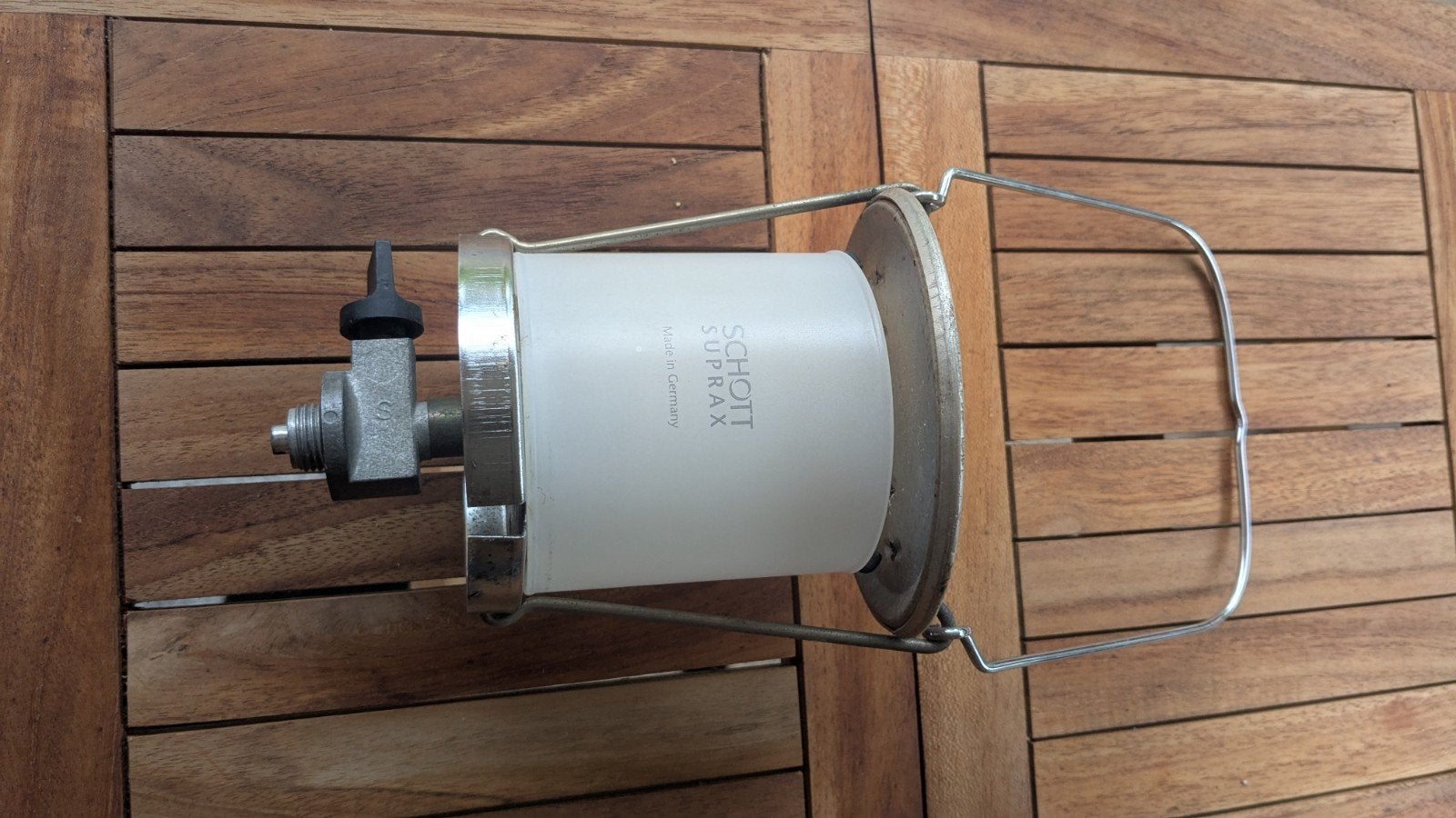 Campingaz lamp, Ophalen