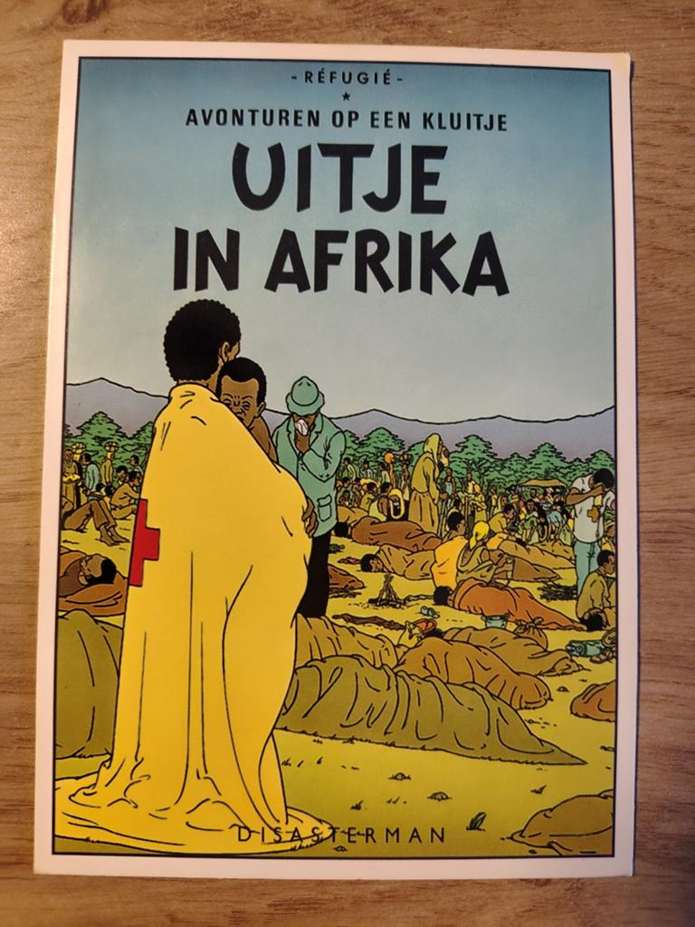 Kuifje (parodie) Uitje in Afrika, Ophalen of Verzenden, 1940 tot 1960, Overige thema's