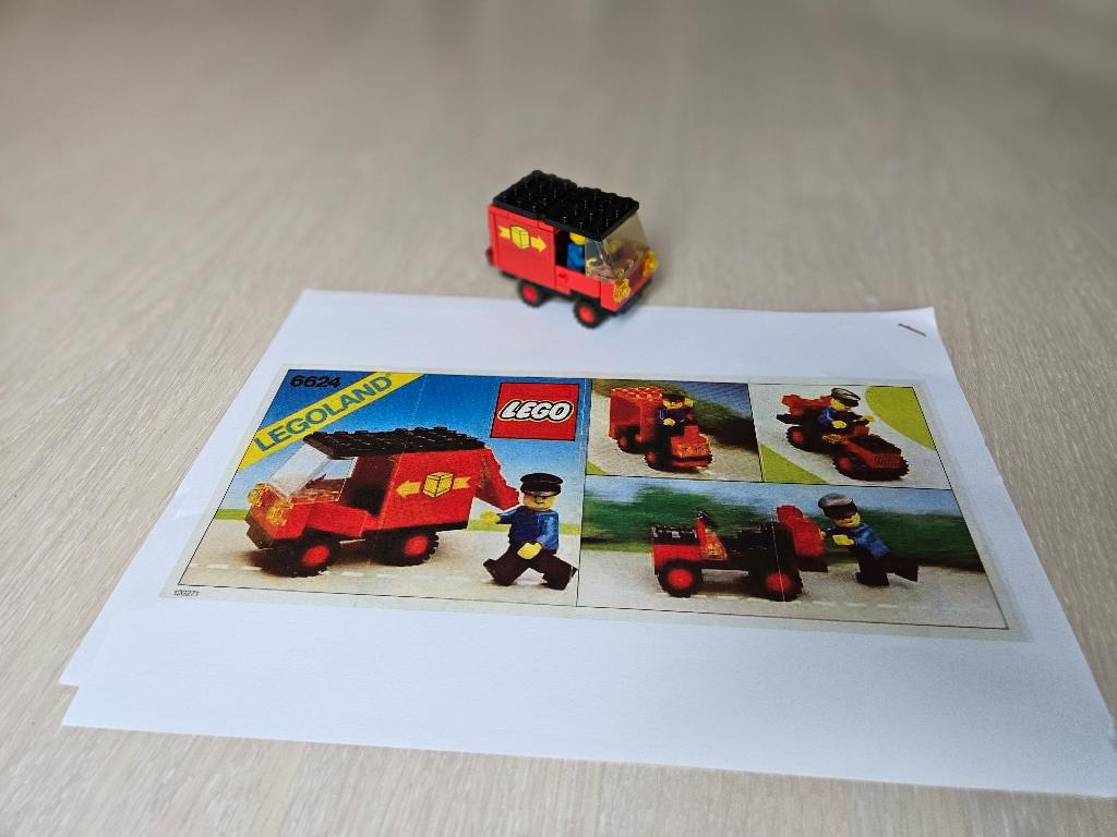 Lego Legoland 6624 Delivery Van, Gebruikt, Lego, Ophalen of Verzenden, Compleet