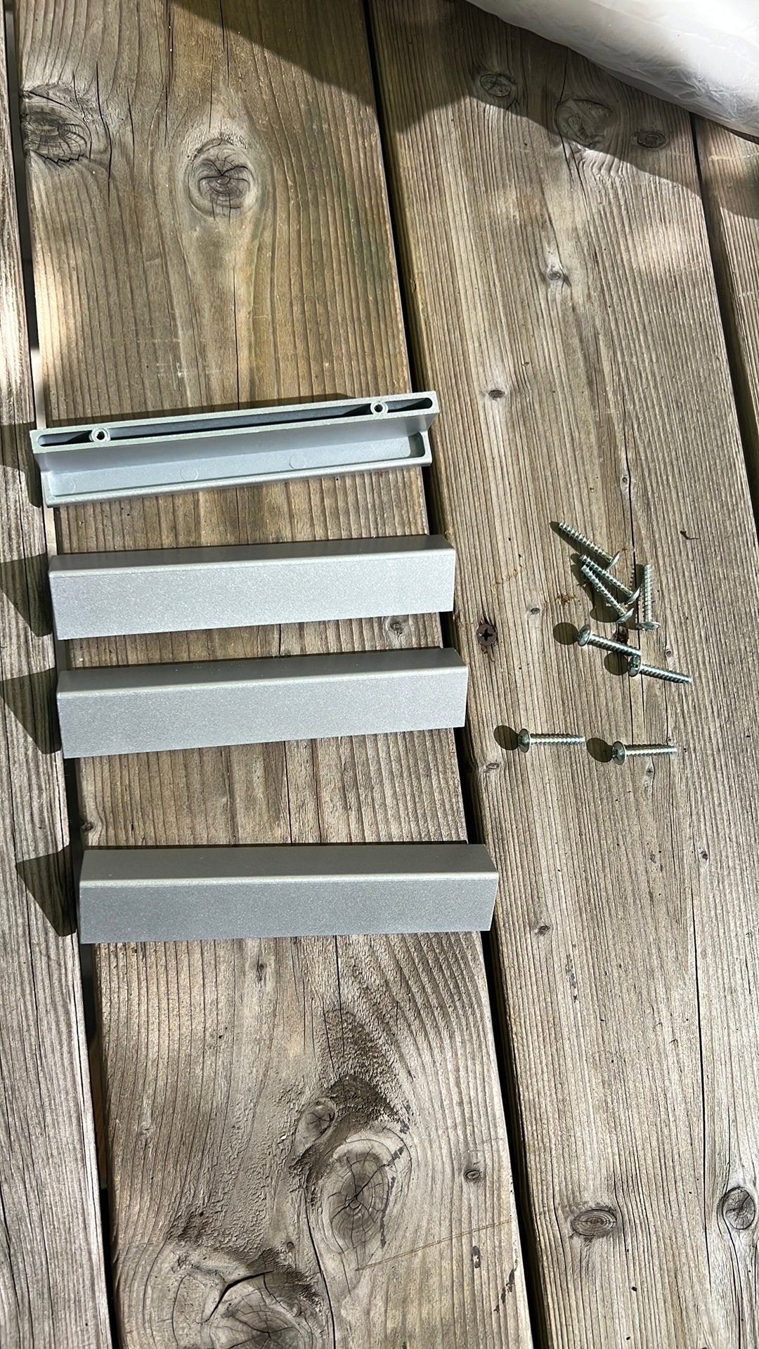 4 stuks Ikea Zilver handgrepen, Ophalen of Verzenden, Zo goed als nieuw