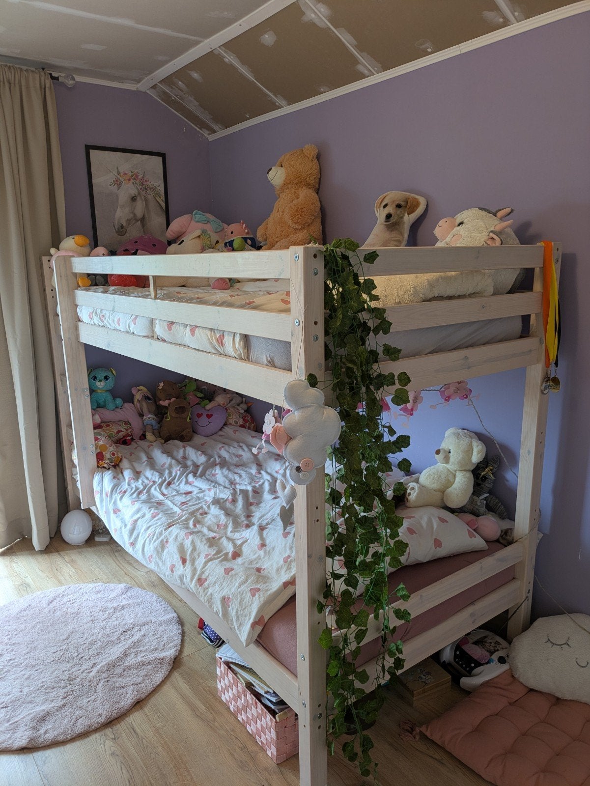 Stapelbed Leen Bakker - Zo goed als nieuw, Ophalen, 90 cm, Eenpersoons, Minder dan 160 cm