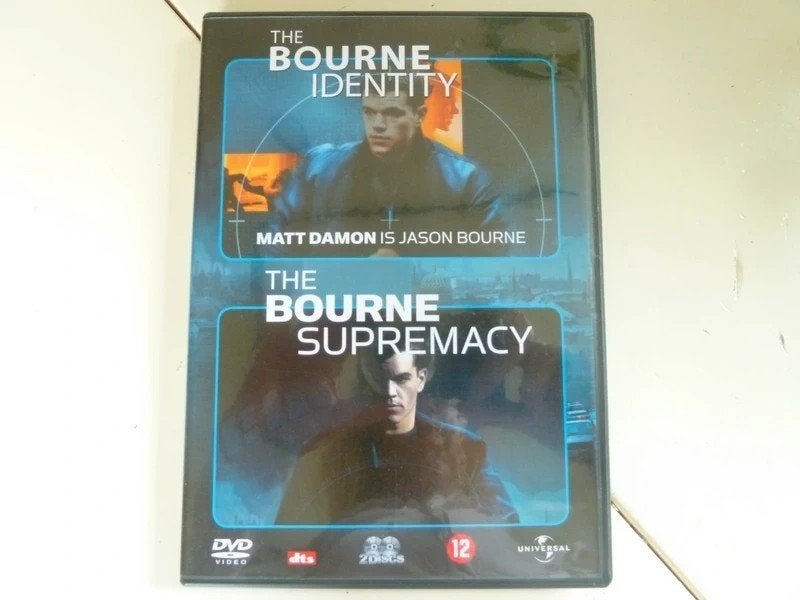 The Bourne Identity & The Bourne Supremacy, Vanaf 12 jaar, Ophalen of Verzenden, Zo goed als nieuw