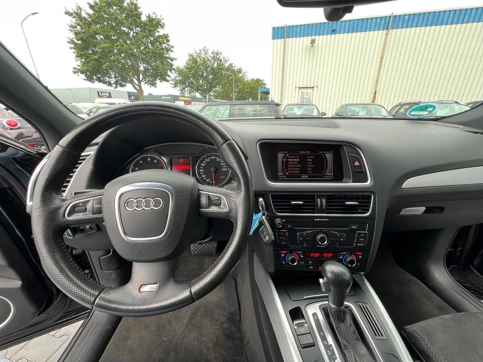 Audi Q5 2.0 TFSI QUATTRO S-LINE B&O EDITION AUTOMAAT, Auto's, Automaat, 4 cilinders, Leder en Stof, Zwart