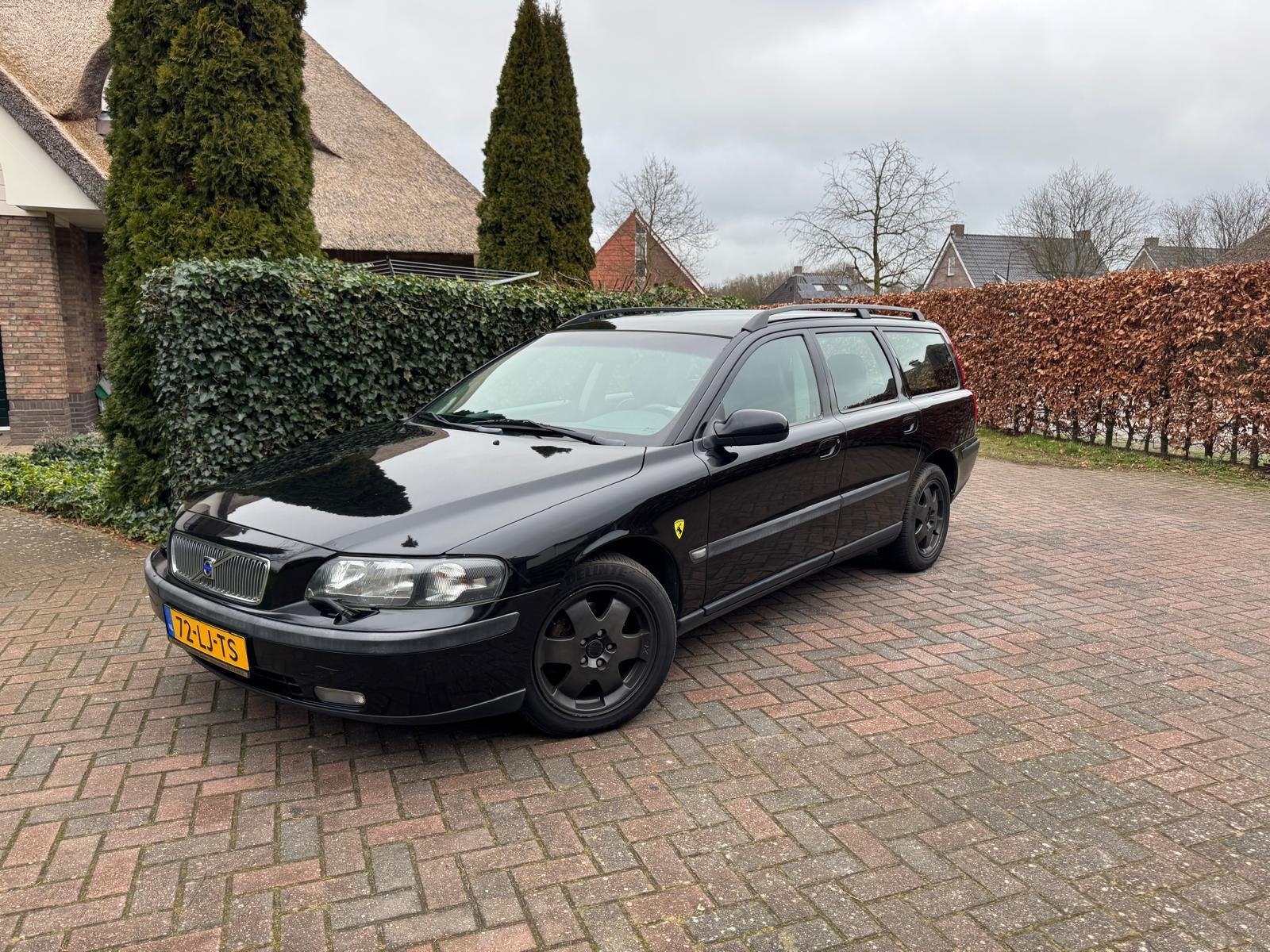 Volvo V70 2.4 (140PK) | G3 LPG | Leder | Handbak, Voorwielaandrijving, 1800 kg, Zwart, Zwart
