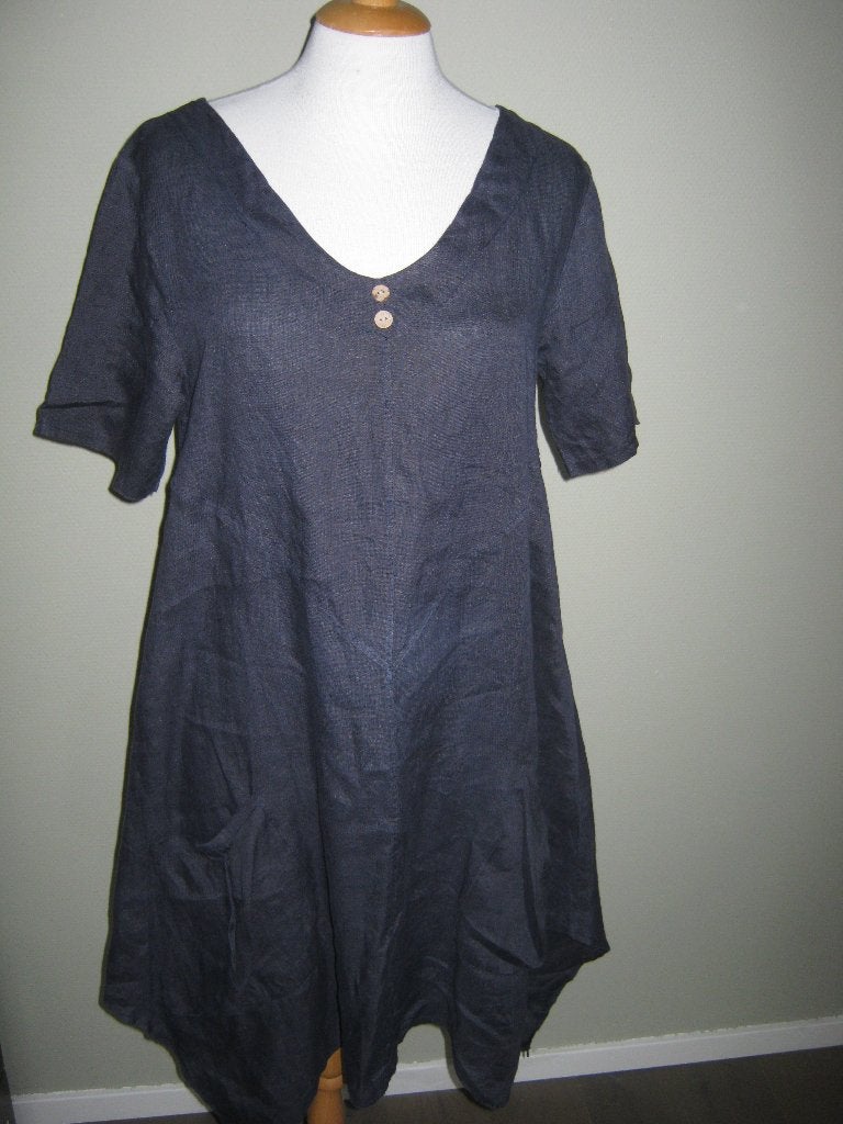 Prachtige  jurk maat M van Bess, Maat 38/40 (M), Blauw, Ophalen of Verzenden, Zo goed als nieuw