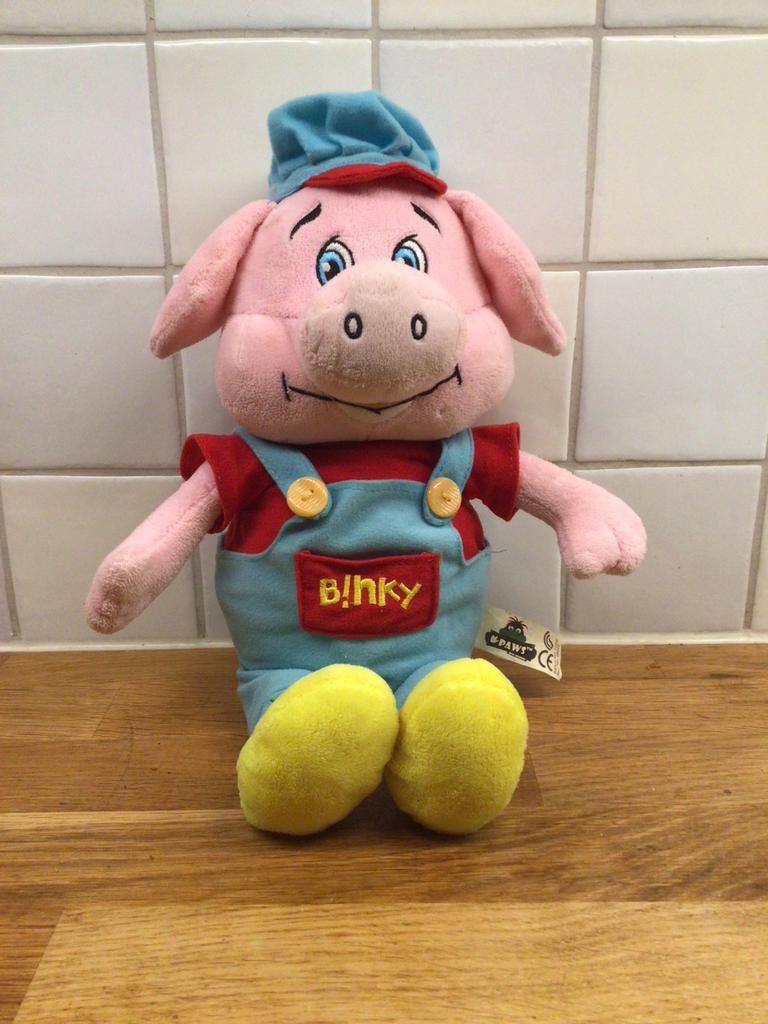 Knuffel Binky (35 cm), Ophalen of Verzenden, Zo goed als nieuw, Overige typen