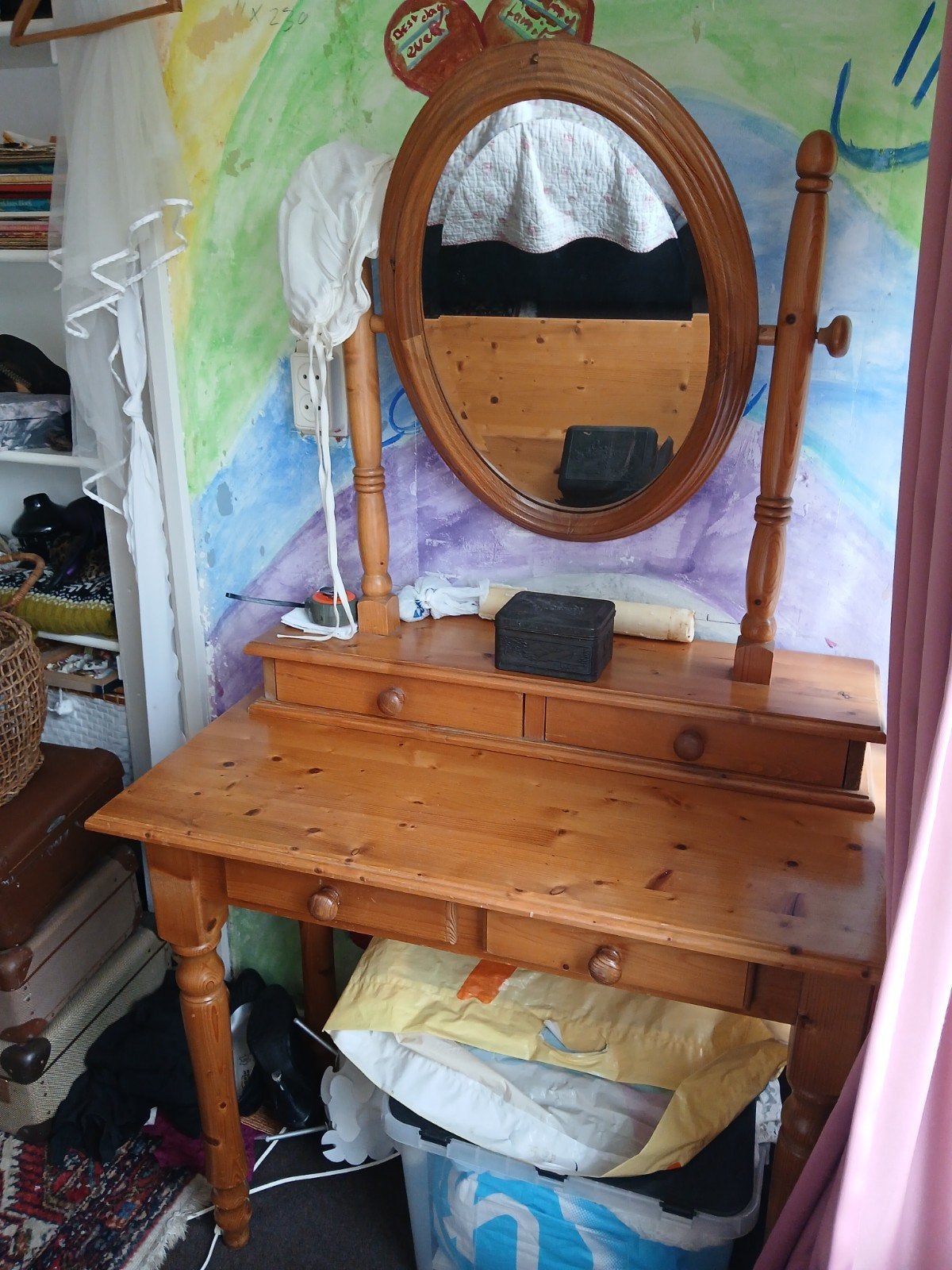 Prachtige kaptafel, Ophalen, Zo goed als nieuw, 50 tot 100 cm, Minder dan 100 cm