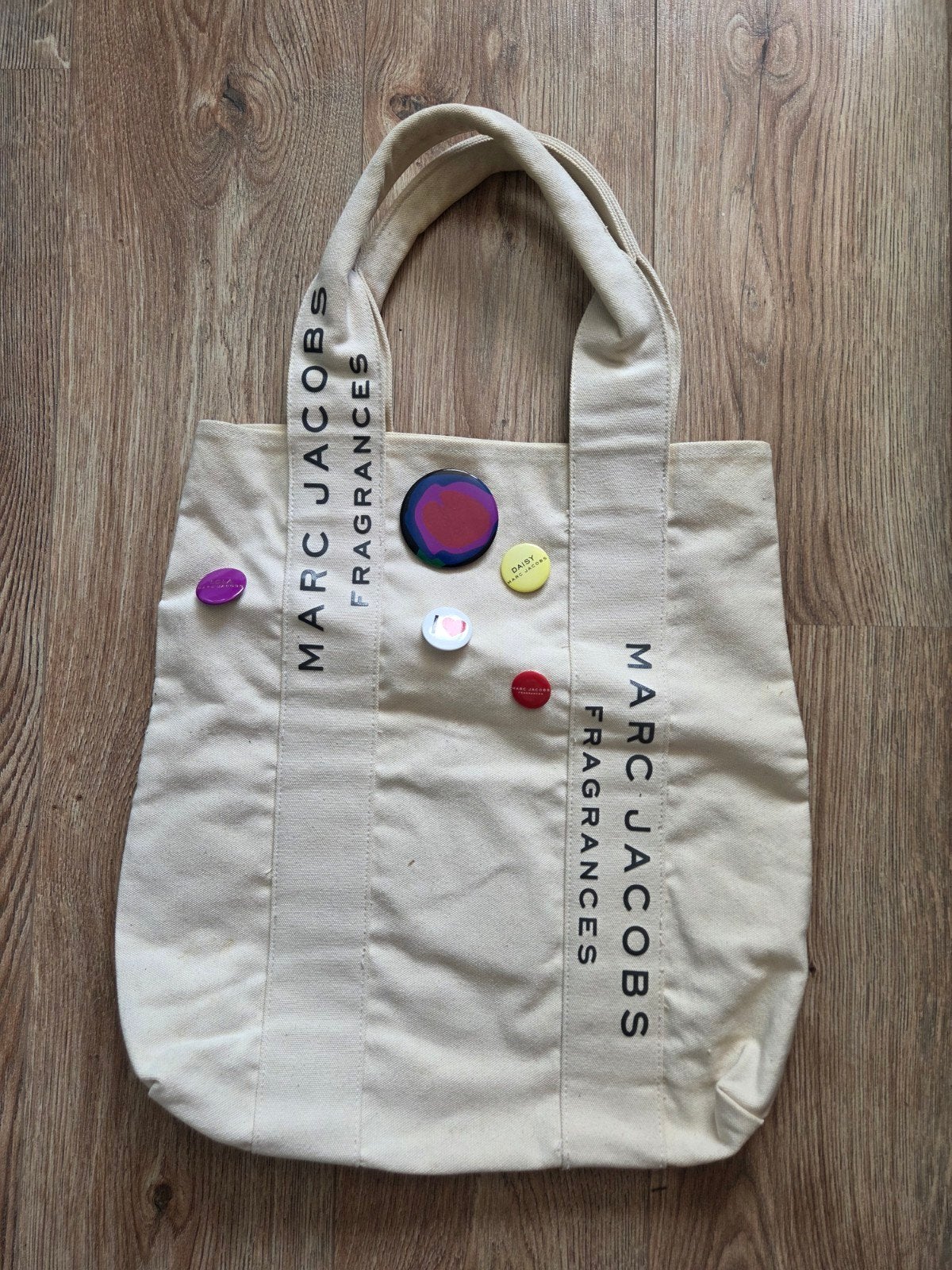 Grote Marc Jacobs Canvas Strandtas - Beige, Ophalen of Verzenden