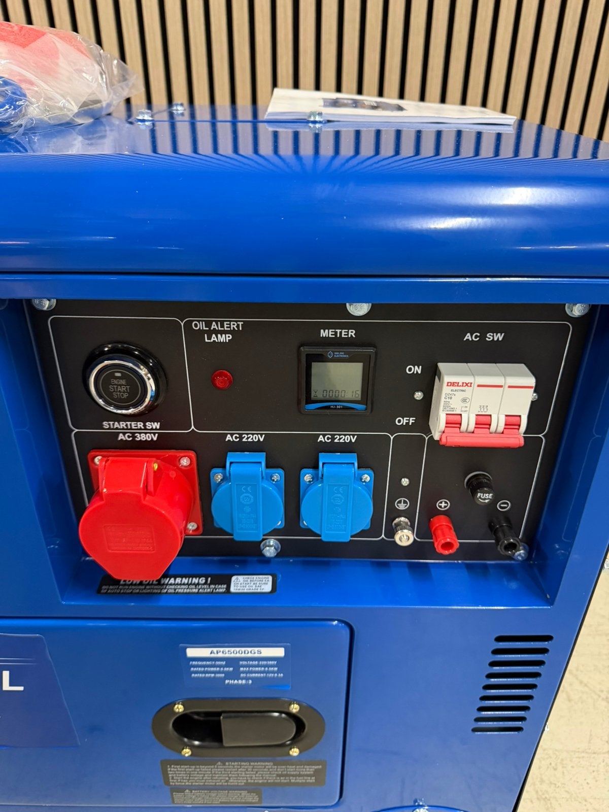 Apex diesel generator l Nieuw l 6,5 Kw l 2 stuks, Ophalen of Verzenden, Nieuw, Dieselolie