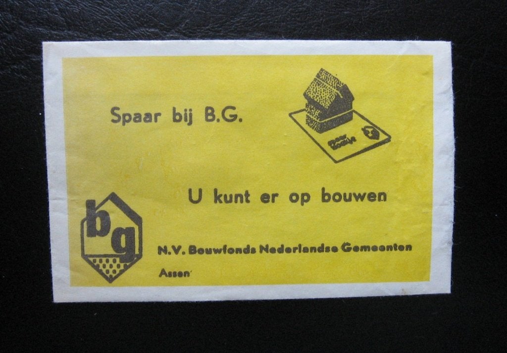 5592 Assen - NV Bouwfonds Nederlandse Gemeentes, Ophalen of Verzenden, Nederland