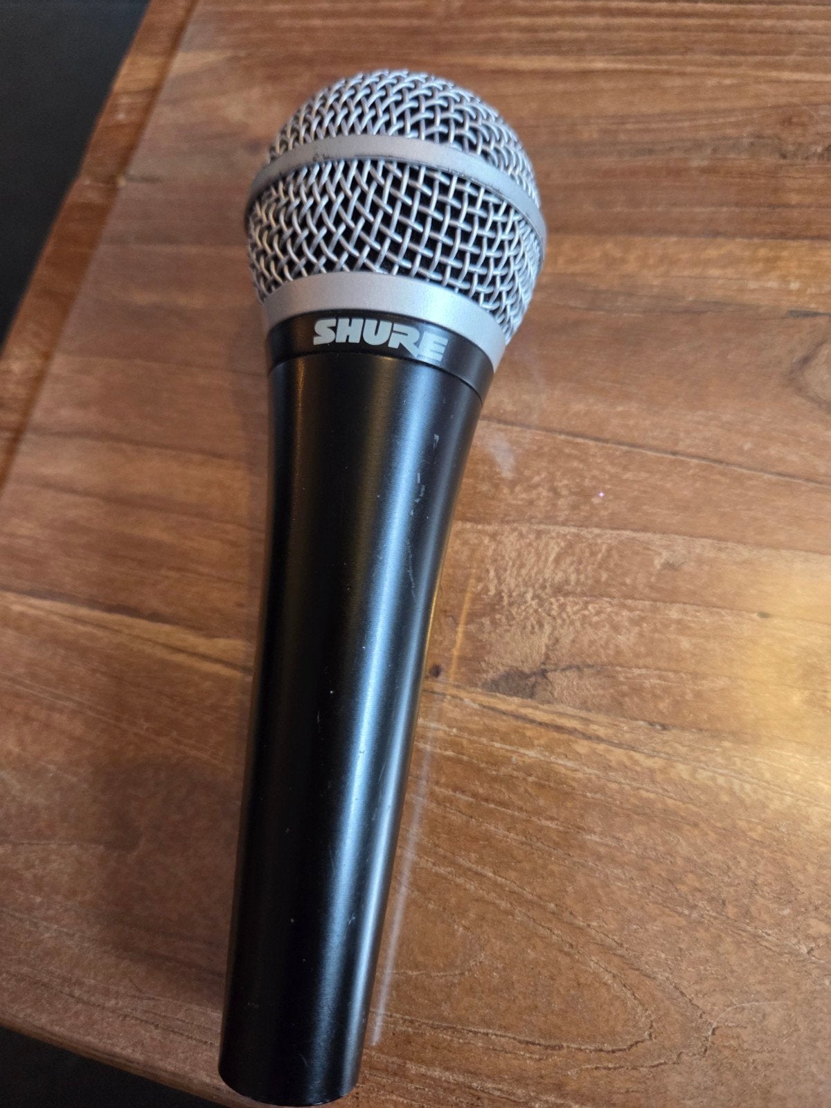 Shure PG58 Microfoon - Zangmicrofoon, Ophalen of Verzenden, Gebruikt, Zangmicrofoon