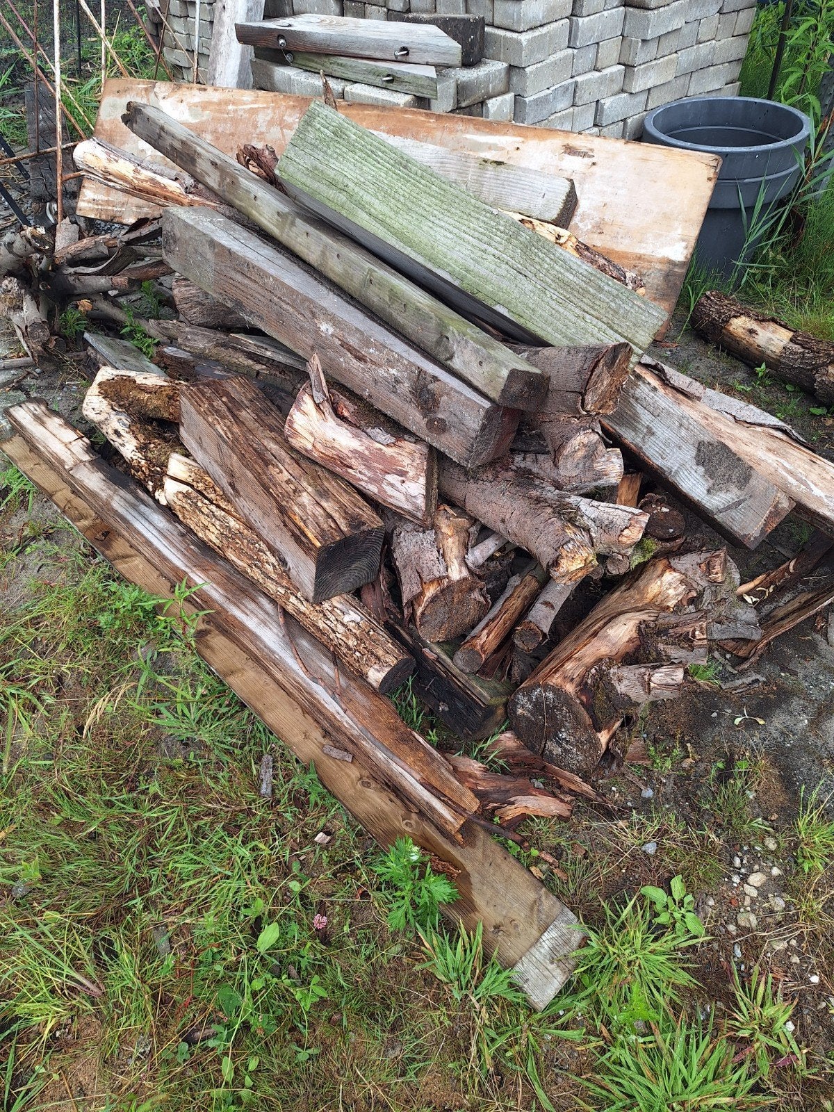 Gratis openhaard hout, Minder dan 3 m³, Ophalen