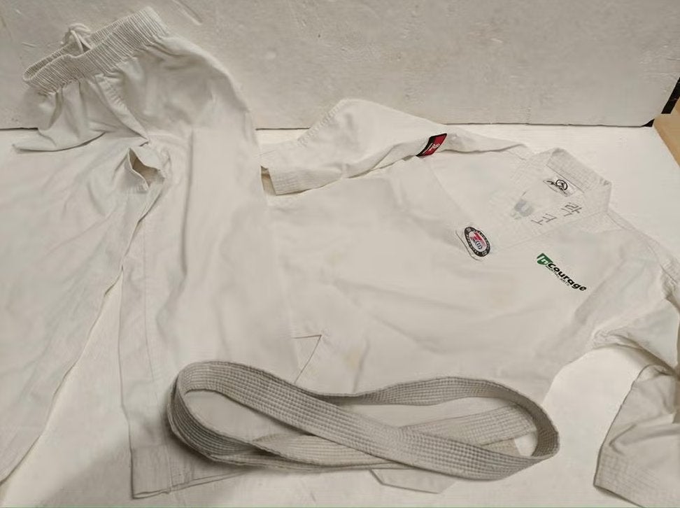 Hapkido pak 140cm aama, Gebruikt, Taekwondo, Maat XS of kleiner, Ophalen of Verzenden