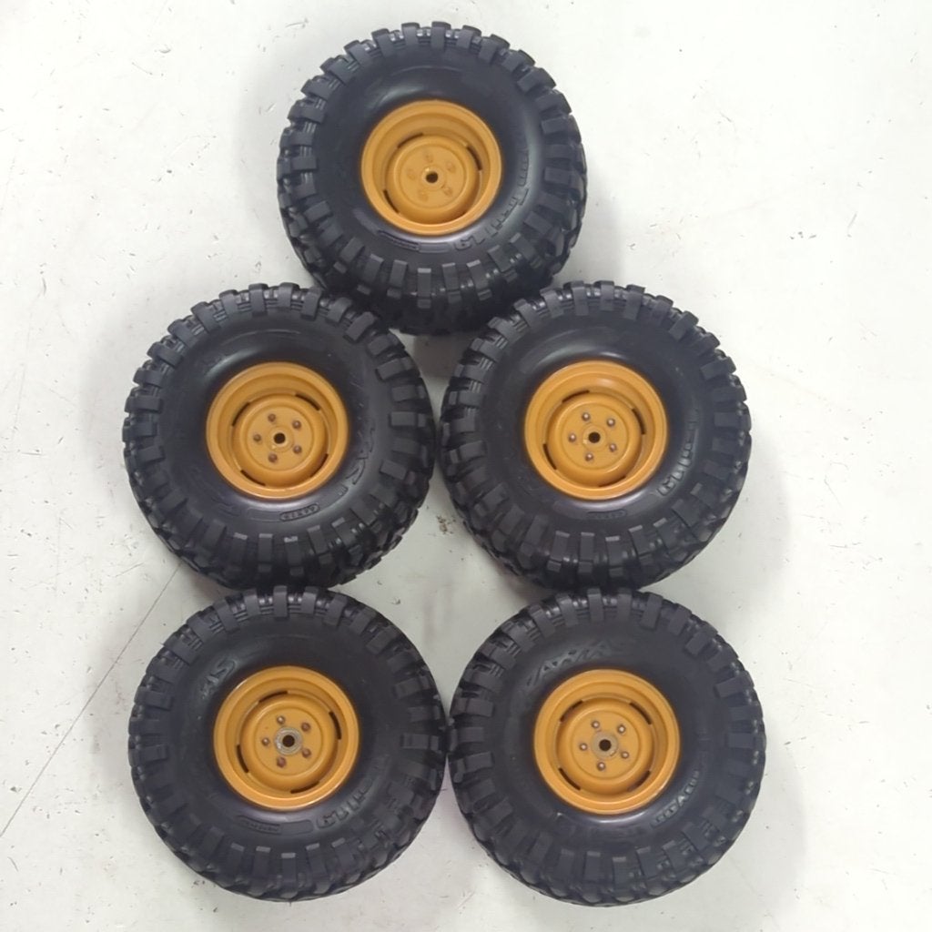 Traxxas TRX-4 wielen x5 van Camel Trophy Edition (Axial FMS), Ophalen of Verzenden, Gebruikt, Schaal 1:10, Onderdeel