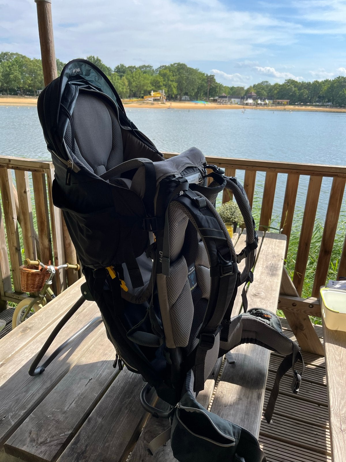 Te huur Deuter draagzak Perfect voor Wandelen, Gebruikt, Rug, Draagzak, Ophalen