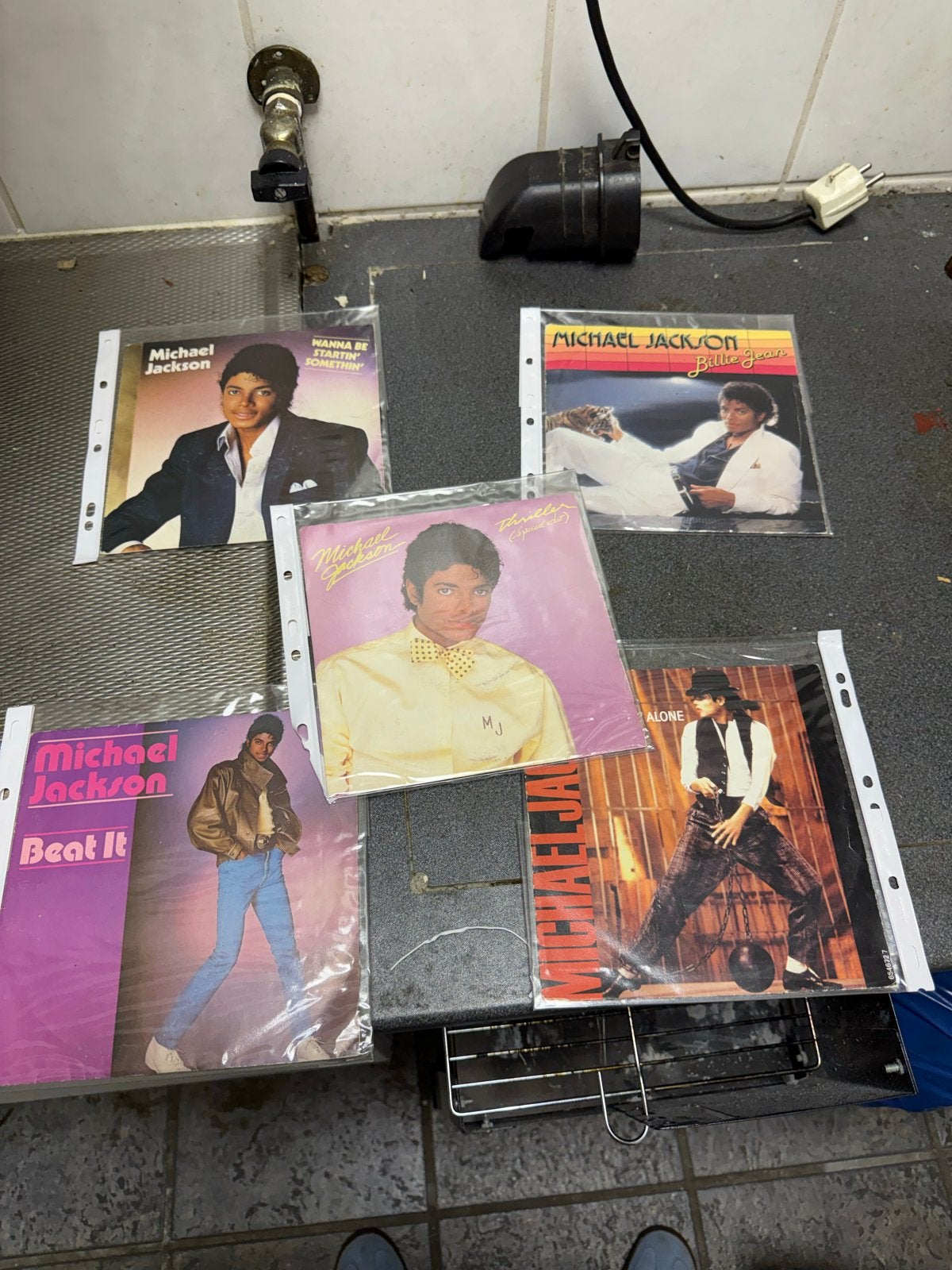Michael Jackson Vinyl Singles Collectie (5 stuks), Gebruikt, 7 inch, Ophalen of Verzenden, Pop