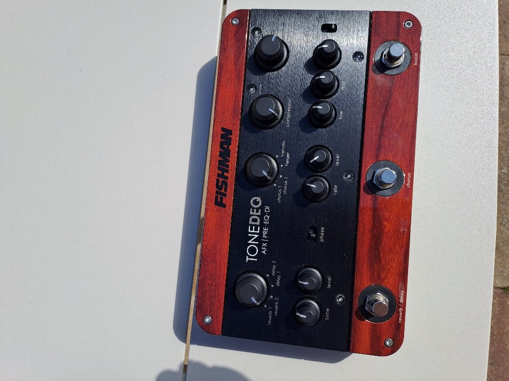Fishman ToneDEQ AFX Preamp EQ DI - Akoestische Gitaar Pedaal, Ophalen of Verzenden, Nieuw, Delay of Echo