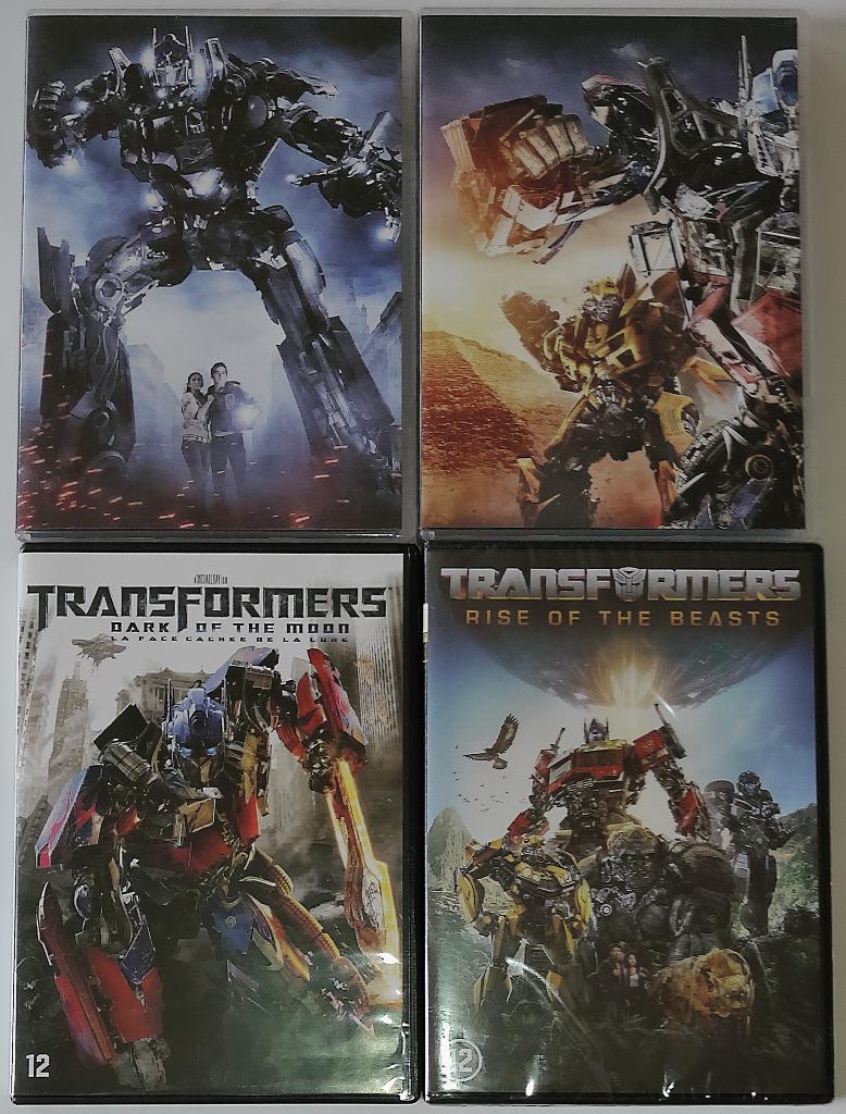 Dvd *** TRANSFORMERS *** Deel 1 + 2 + 3 + 7, Vanaf 12 jaar, Ophalen of Verzenden, Zo goed als nieuw, Actie