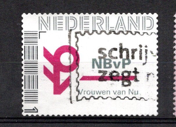 gestempelde zegel. Persoonlijke: vrouwen van nu, Ophalen of Verzenden, Na 1940, Gestempeld