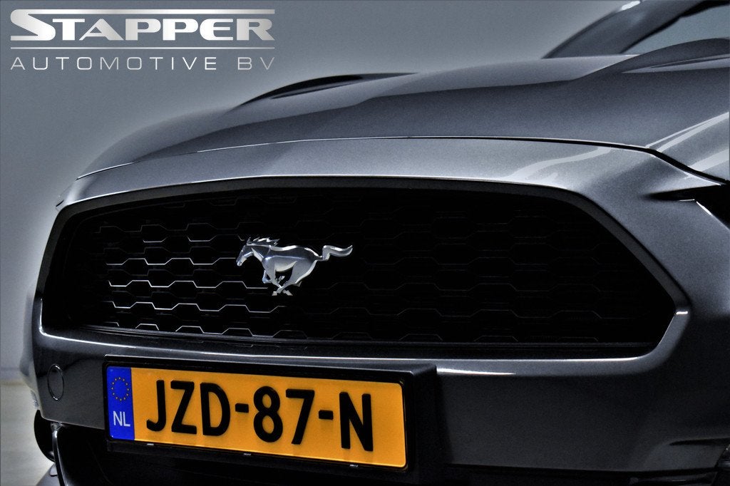 Ford Mustang Convertible 2.3 EcoBoost 317pk Automaat EU Gele, Auto's, Ford, Automaat, Achterwielaandrijving, Gebruikt, 4 cilinders